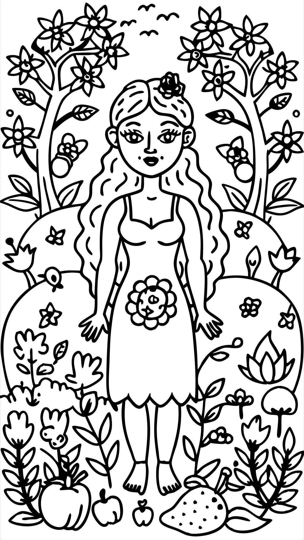 eve coloring page